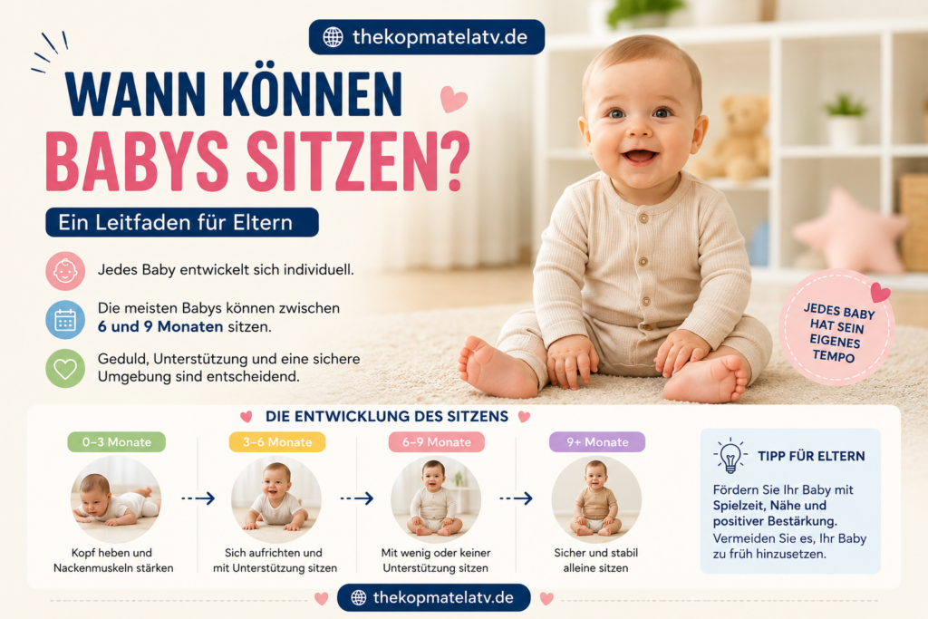 Wann können Babys sitzen: Alles, was Eltern wissen müssen wann können Babys sitzen